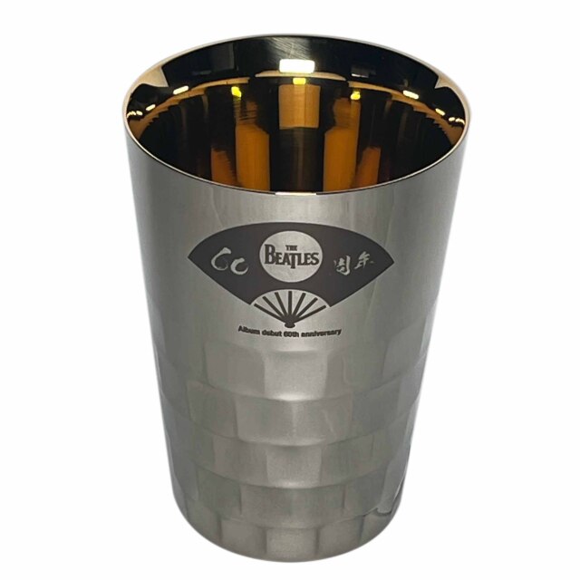 タンブラー(中金色)扇子柄