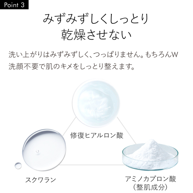 モイスチャー クレンジングジェル ‐ スーパーヒアルロン酸 配合