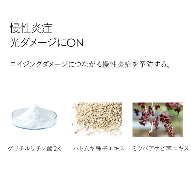 慢性炎症 光ダメージにON