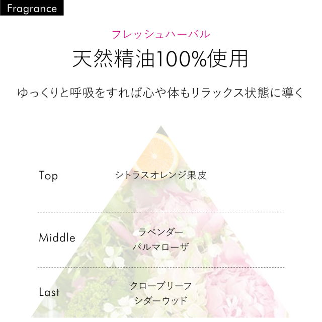 天然精油100%使用