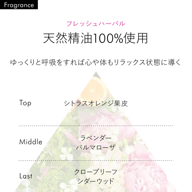 天然精油100%使用