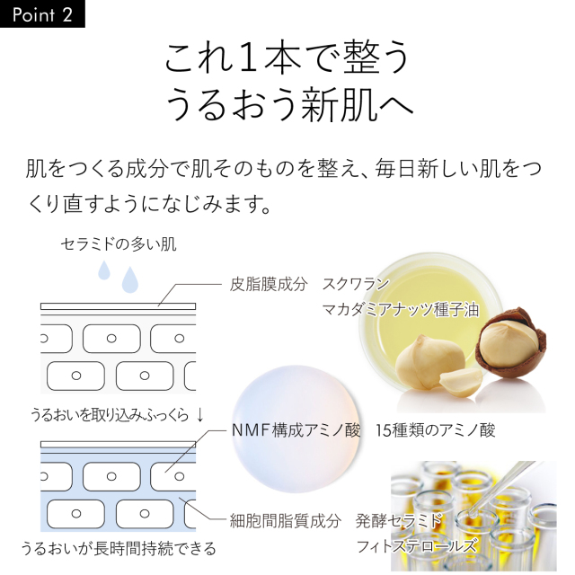 これ１本で整う うるおう新肌へ