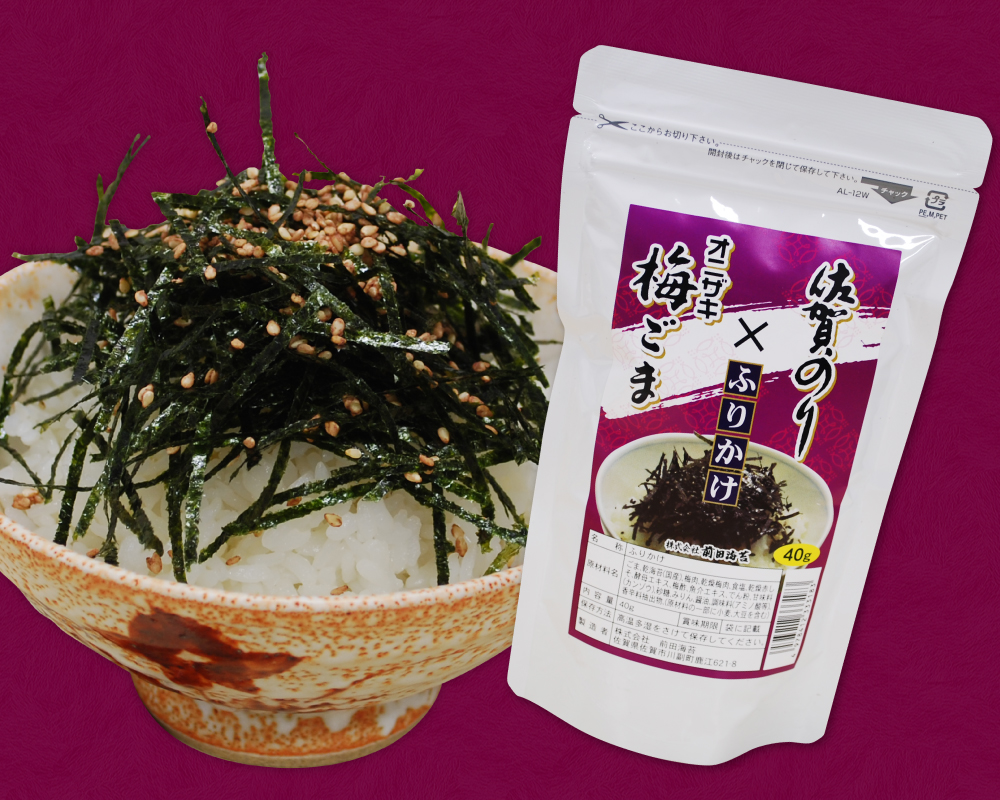 ごまのオニザキとのコラボ　梅ごまふりかけ