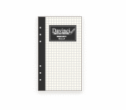 システム手帳　リフィル　バイブル　メモ帳ノート（5mm方眼）