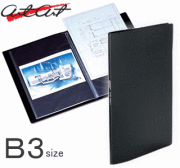 クリアファイル　クリアブック　B3