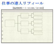 仕事の達人リフィール　論理展開ノート　システム手帳　Ａ5サイズ