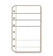 付箋紙 ミニ6穴サイズ システム手帳リフィル ノックス