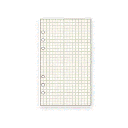 システム手帳　リフィル バイブル ノート方眼罫　