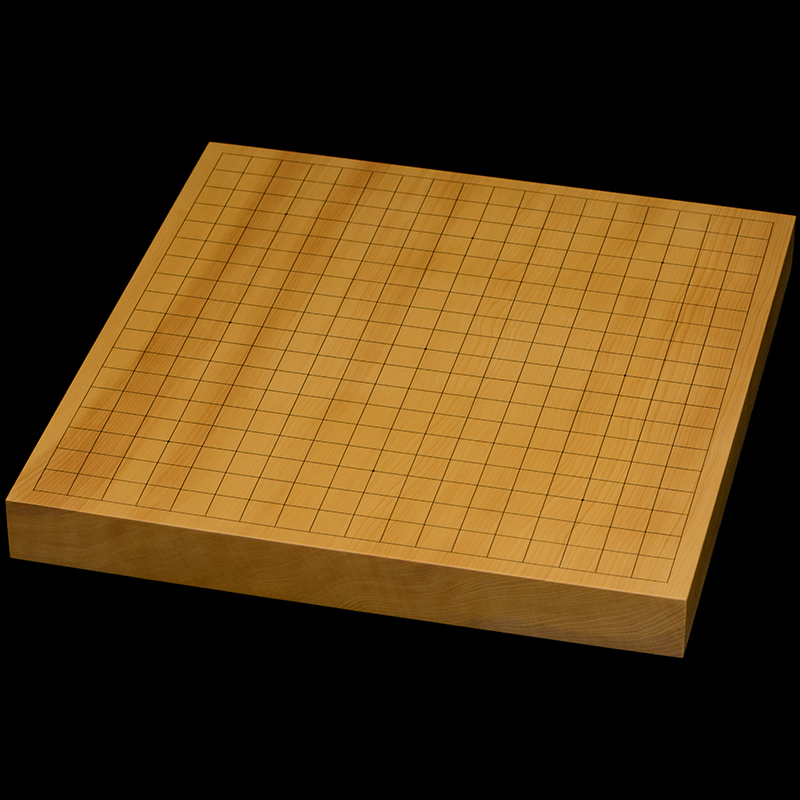 本榧卓上碁盤 1寸5分（一枚板・天柾） gb10194 | 前川榧碁盤店