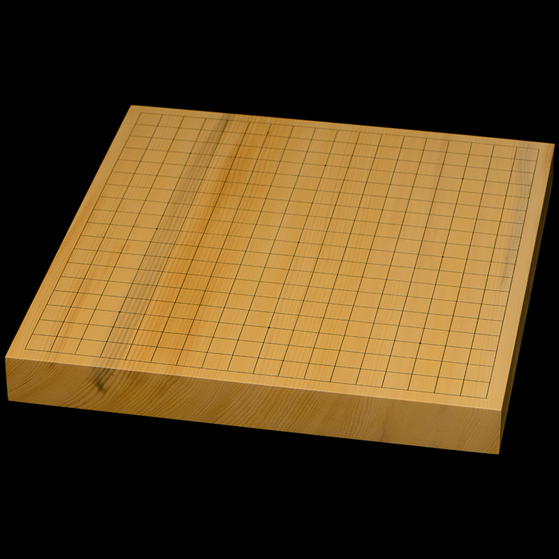 本榧卓上碁盤　1寸5分（一枚板・天柾）　gb10198
