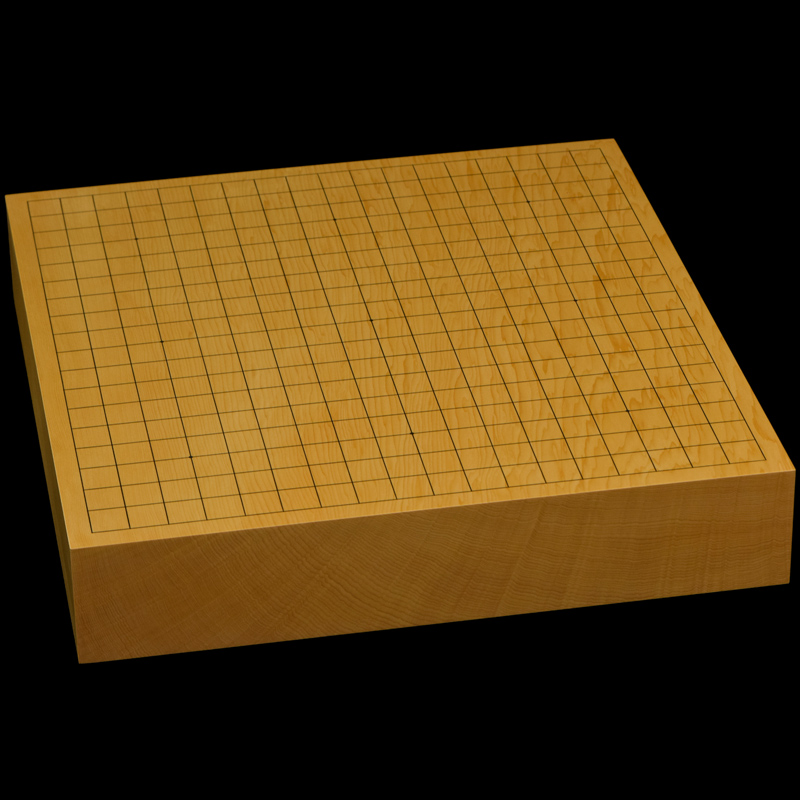 卓上 碁盤 囲碁盤 本榧　高級天然木　2枚継 本榧卓上碁盤 2寸6分（一枚板・木裏） gb20311 | 前川榧碁盤店
