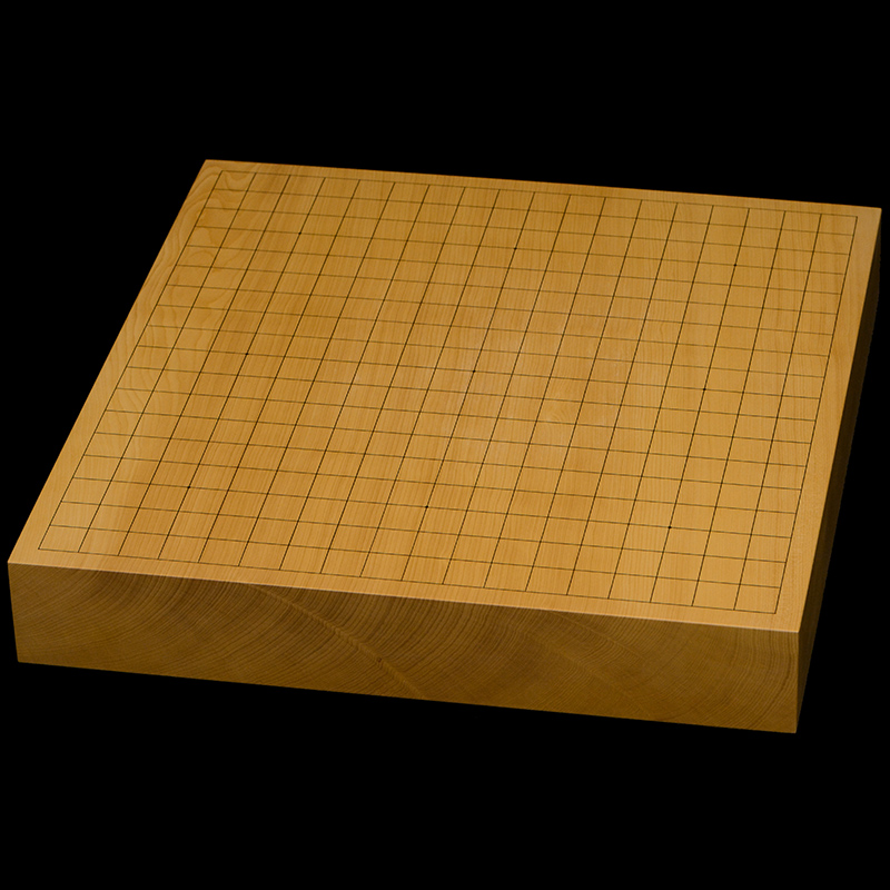 本榧卓上碁盤　2寸2分（一枚板・木裏）　gb20339