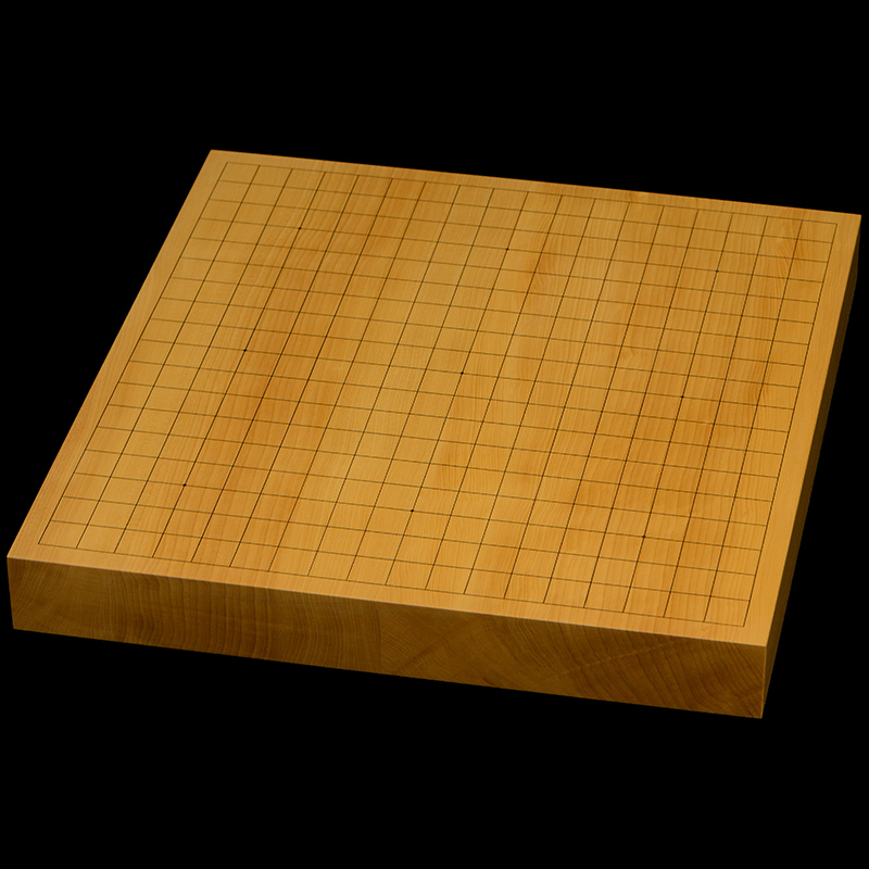 本榧卓上碁盤　1寸7分（ハギ盤）　gt10046