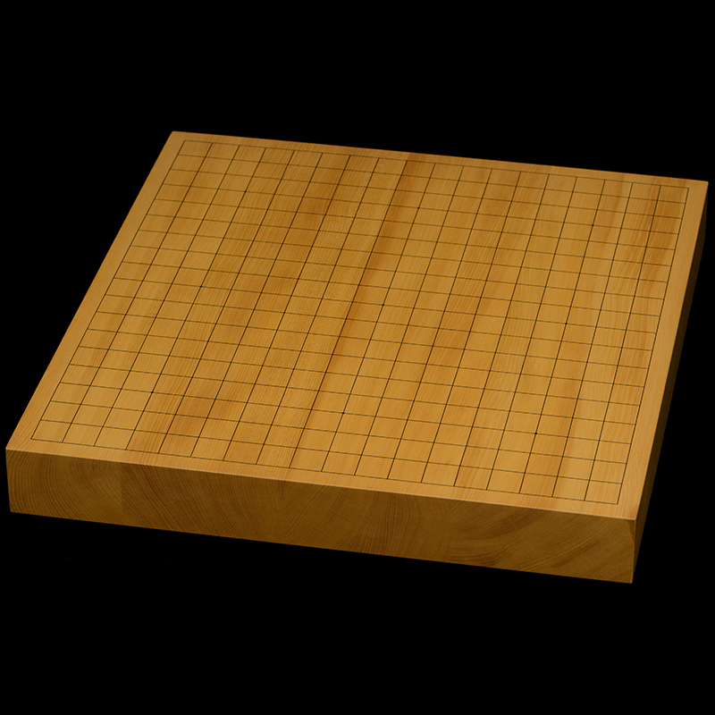 本榧卓上碁盤　1寸7分（ハギ盤）　gt10051