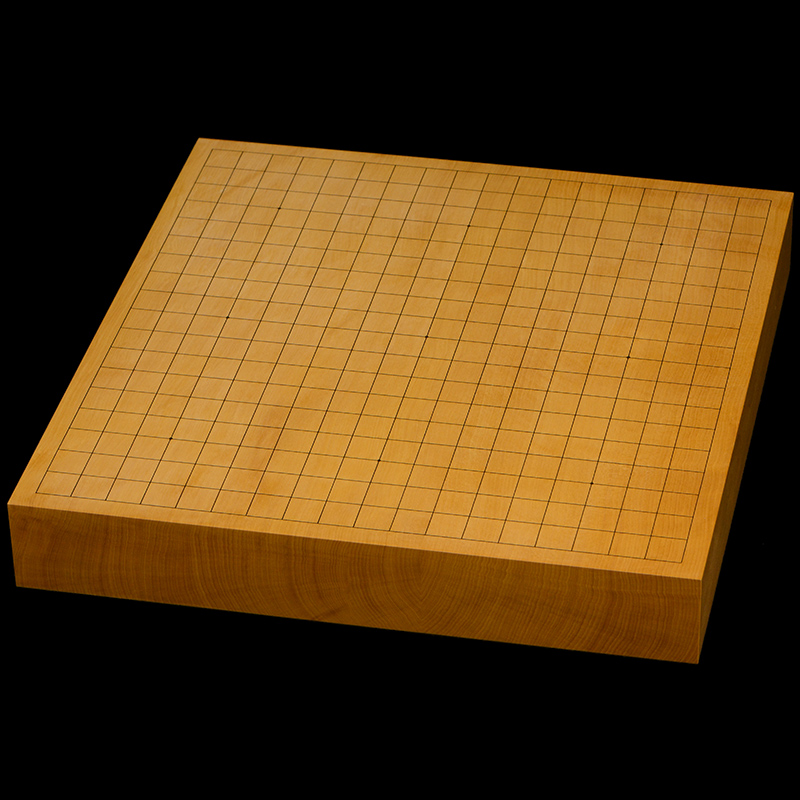 本榧 卓上 碁盤 囲碁盤 天地柾目 碁笥 2枚 ハギ 本榧卓上碁盤 2寸1分（ハギ盤） gt20057 | 前川榧碁盤店