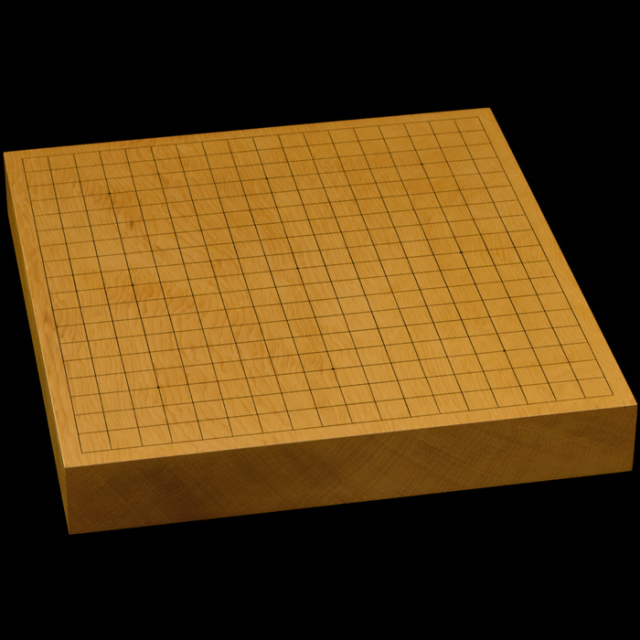 本榧卓上碁盤 2寸（一枚板） gb20273 | 前川榧碁盤店