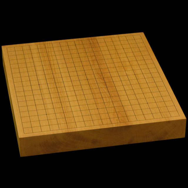 本榧 卓上盤 本榧卓上碁盤 2寸（一枚板・木裏） gb20282 | 前川榧碁盤店