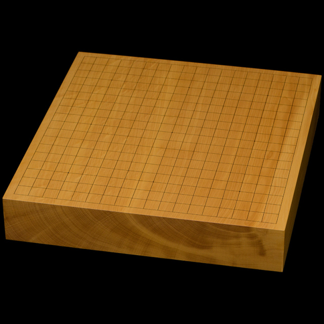 本榧卓上碁盤　2寸5分（一枚板・木裏）　gb20330