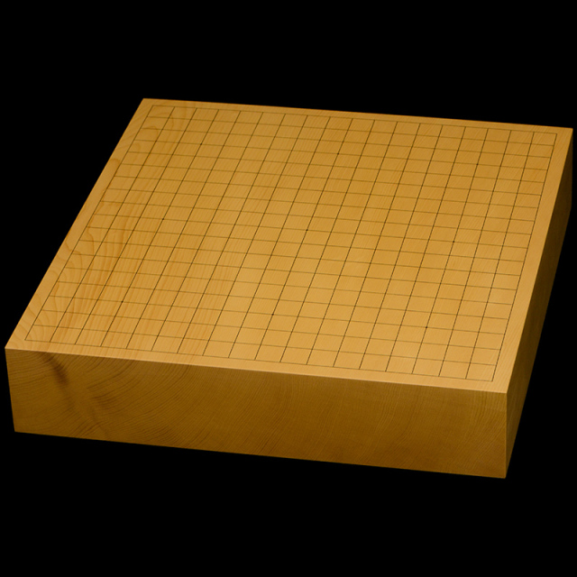 本榧卓上碁盤　2寸8分（一枚板・木裏）　gb20336