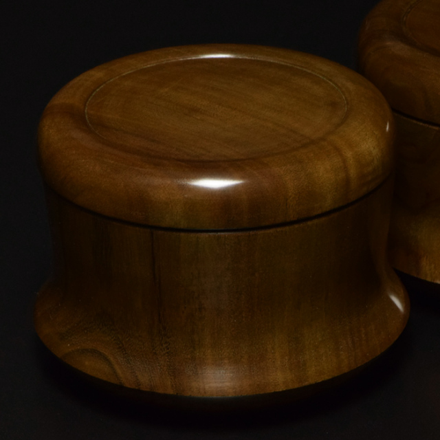 楠本因坊型碁笥 極上（36号） | 前川榧碁盤店