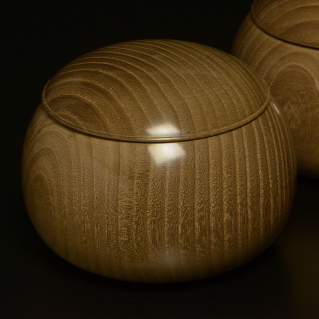 キハダ碁笥　極上（38号）