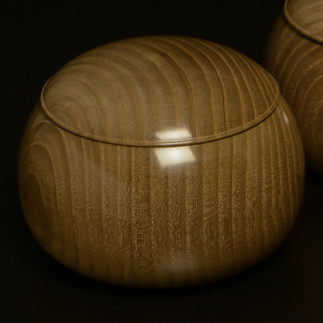 キハダ碁笥　極上（40号）