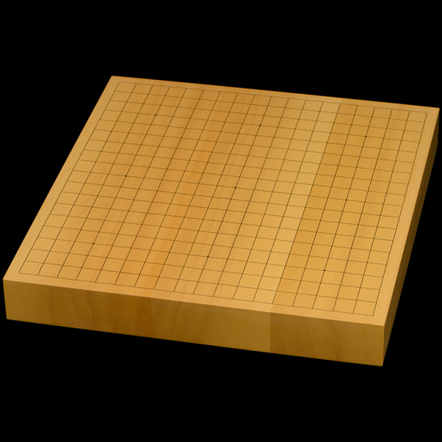 国産本榧卓上碁盤　1寸8分（ハギ盤）　gt10044