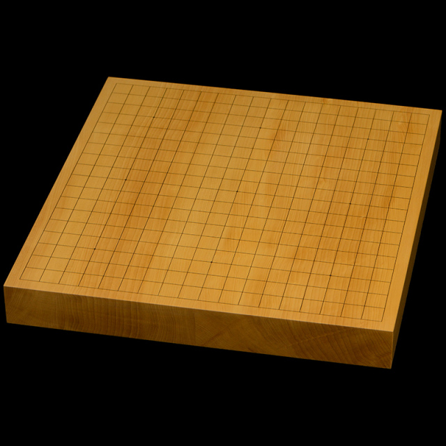 本榧卓上碁盤　1寸7分（ハギ盤）　gt10046