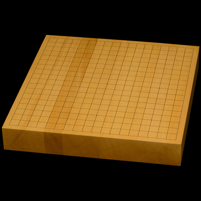 本榧卓上碁盤　2寸1分（ハギ盤）　gt20056