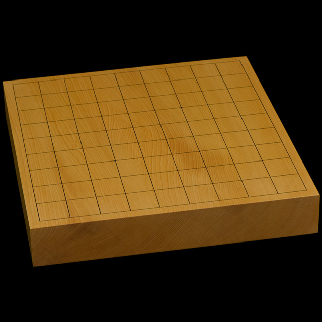 本榧卓上将棋盤　1寸7分（一枚板・天柾）　sb10401