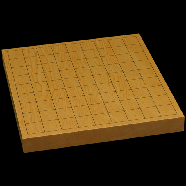 本榧卓上将棋盤　1寸2分（一枚板・木裏）　sb10403