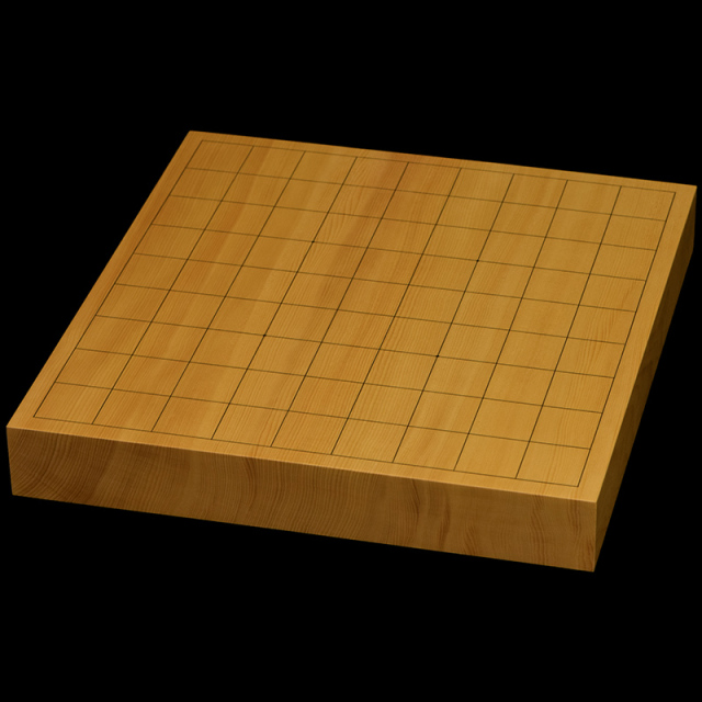 本榧卓上将棋盤 1寸5分（一枚板・天地柾） sb10414 | 前川榧碁盤店