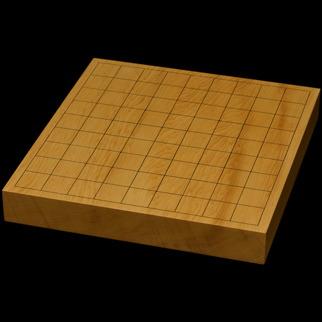 卓上碁盤 本榧卓上将棋盤 1寸5分（一枚板・木裏） sb10423 | 前川榧碁盤店