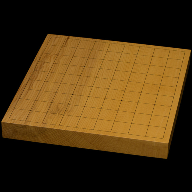 【訳あり】本榧卓上将棋盤　1寸3分（一枚板・追柾）　sb10457