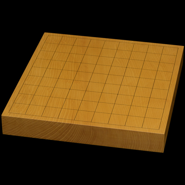 本榧卓上将棋盤　1寸5分（一枚板・追柾）　sb10459