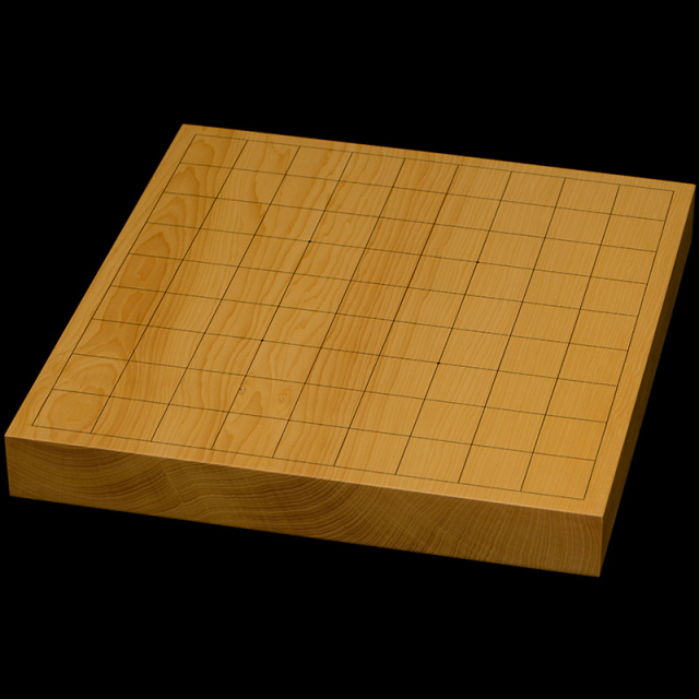 本榧卓上将棋盤　1寸3分（一枚板・木裏）　sb10465