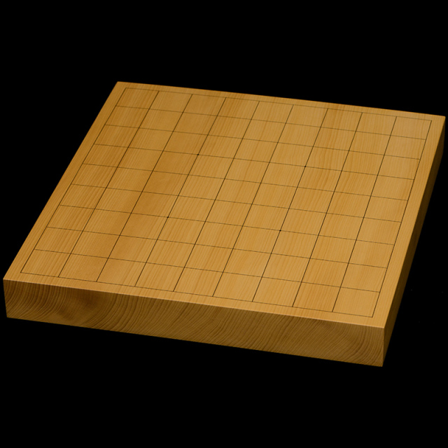 本榧卓上将棋盤　1寸3分（一枚板・天柾）　sb10470