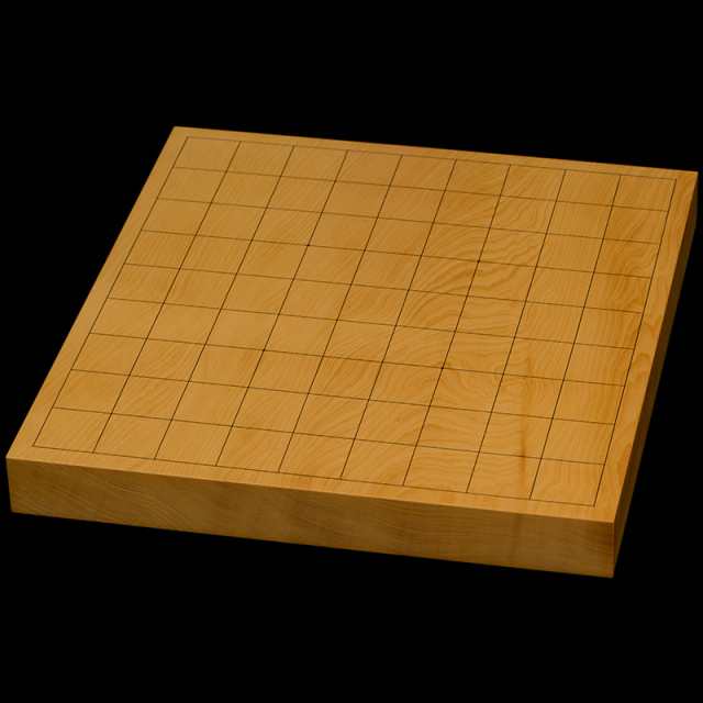 本榧卓上将棋盤　1寸2分（一枚板・木裏）　sb10486