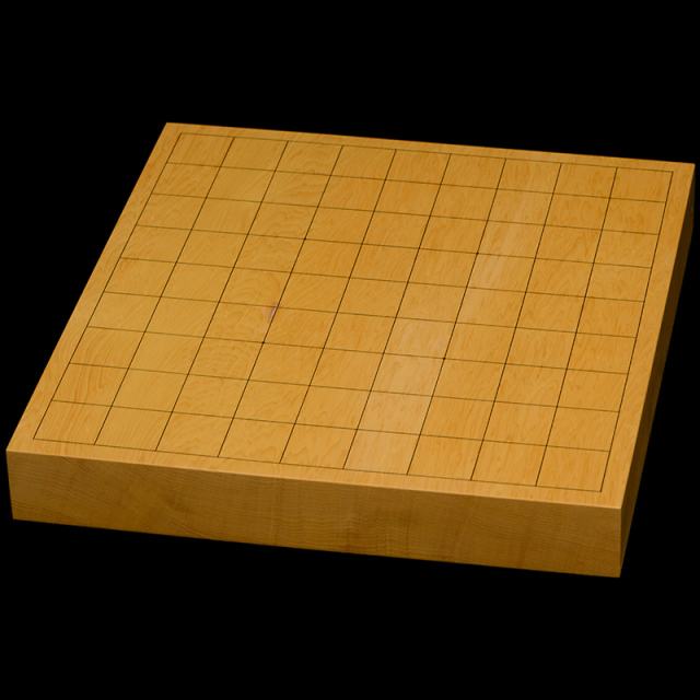 本榧卓上将棋盤　1寸5分（一枚板・木裏）　sb10493