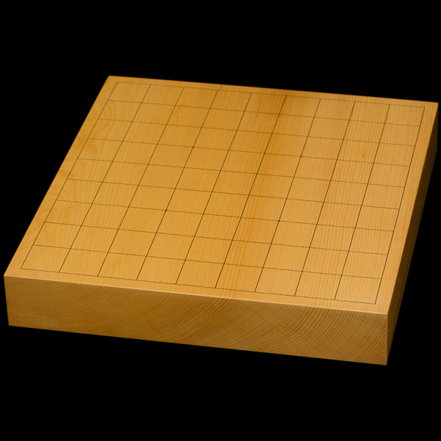 本榧卓上将棋盤　1寸7分（一枚板・木裏）　sb10494