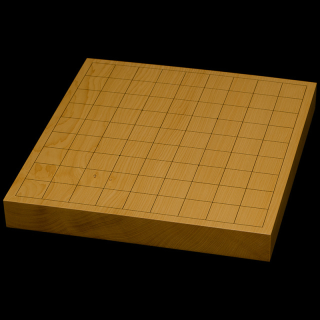 本榧卓上将棋盤　1寸3分（一枚板・木裏）　sb10545