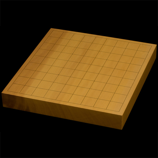 本榧卓上将棋盤　1寸5分（一枚板・天地柾）　sb10564