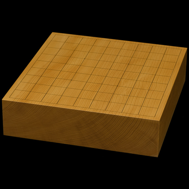 国産本榧卓上将棋盤　2寸8分（一枚板・天柾）　sb20664