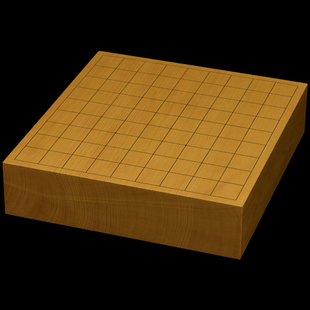 本榧卓上将棋盤 2寸7分（一枚板・天地柾） sb20669 | 前川榧碁盤店