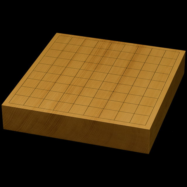 本榧卓上将棋盤　2寸1分（一枚板・天地柾）　sb20674