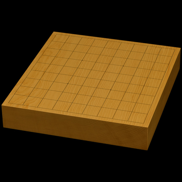 本榧卓上将棋盤　2寸（一枚板・木裏）　sb20676