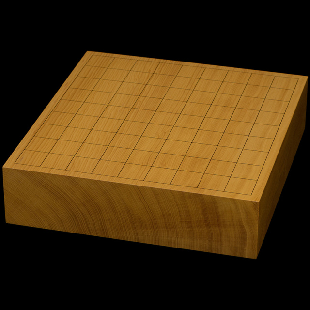 本榧卓上将棋盤　2寸8分（一枚板・木表）　sb20696