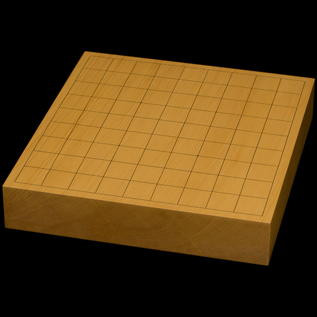 本榧卓上将棋盤　2寸1分（一枚板・天柾）　sb20697
