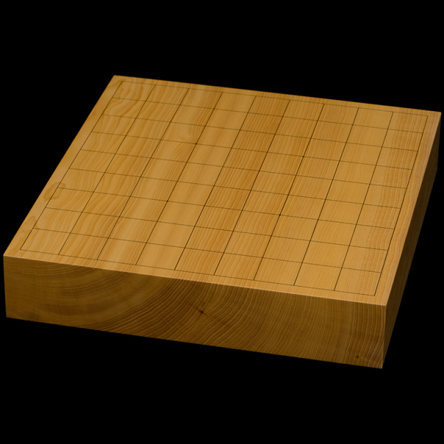 本榧卓上将棋盤　2寸1分（一枚板・木裏）　sb20699