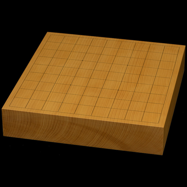本榧卓上将棋盤　2寸2分（一枚板・天地柾）　sb20701